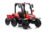 Onyx Kids 24V “Agri Pro X” Ride-On Tractor & Trailer – Red Edition