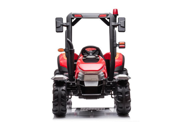 Onyx Kids 24V “Agri Pro X” Ride-On Tractor & Trailer – Red Edition