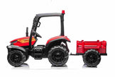 Onyx Kids 24V “Agri Pro X” Ride-On Tractor & Trailer – Red Edition