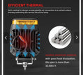 14W LED Work Light with Amber Flash – Dual Colour White & Warning Light 12V-24V HAL055