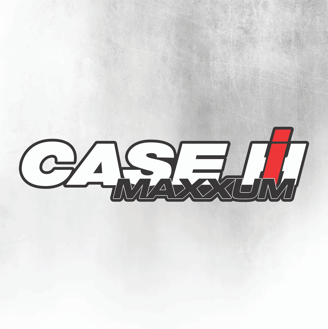 CASE MAXXUM IH Tractor Decal - Silver & Black