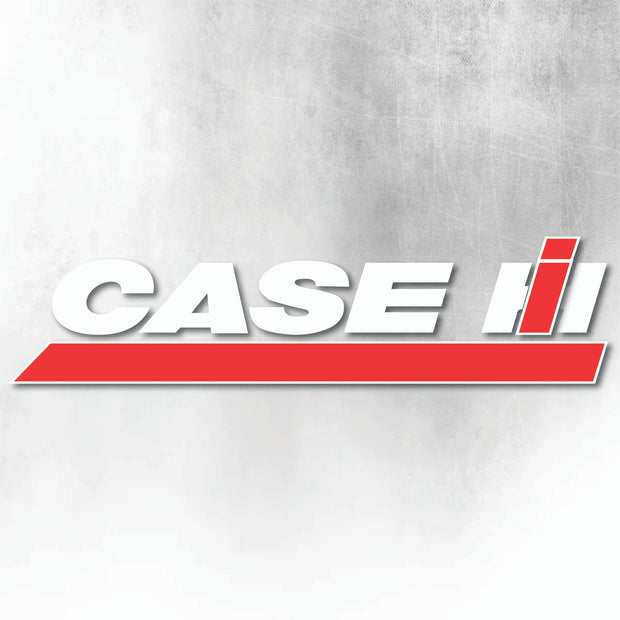 CASE IH RED AND WHITE WINDOW DECAL