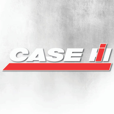 CASE IH RED AND WHITE WINDOW DECAL