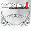 CASE MAGNUM IH Tractor Decal - Silver & Black