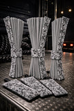 GREY Side Curtain Set with Danish Plush Grey – Truck & Lorry Cab Curtains
