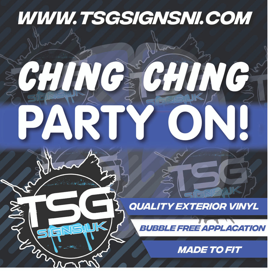 Ching Ching Party On White - Style 19
