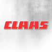 CLAAS SOLID RED WINDOW DECAL