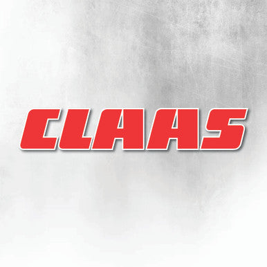 CLAAS SOLID RED WINDOW DECAL
