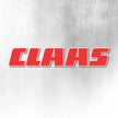 CLAAS SOLID RED WINDOW DECAL