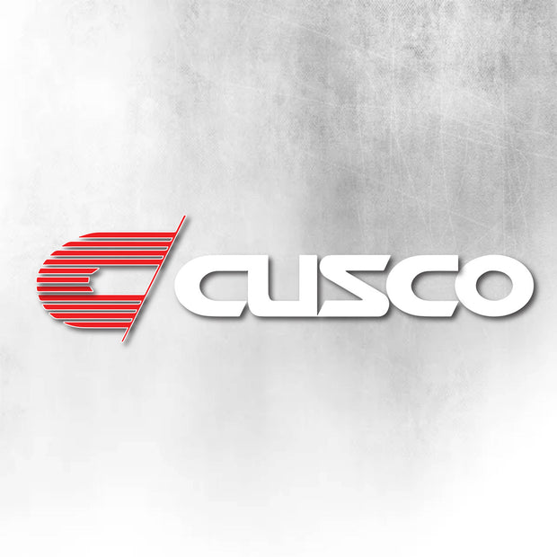 CUSCO RACING DEVELOPMENTS RED AND WHITE WINDOW DECAL