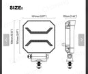 15W LED Work Light – Dual Function White Beam & Position Light (IP69K)