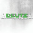 DEUTZ GREEN AND WHITE 3 STEPS TO HEAVEN WINDOW DECAL
