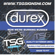 Durex Now We're Burning Rubber White - Style 9