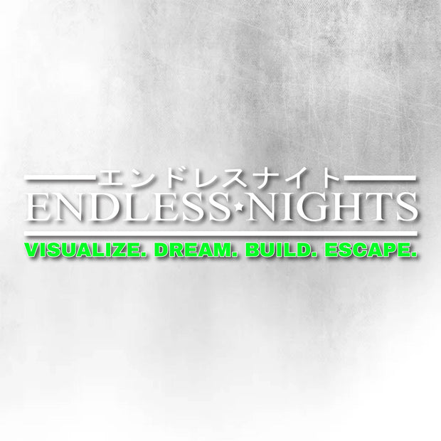 ENDLESS NIGHTS WINDOW DECAL MULTIPLE VARIATIONS