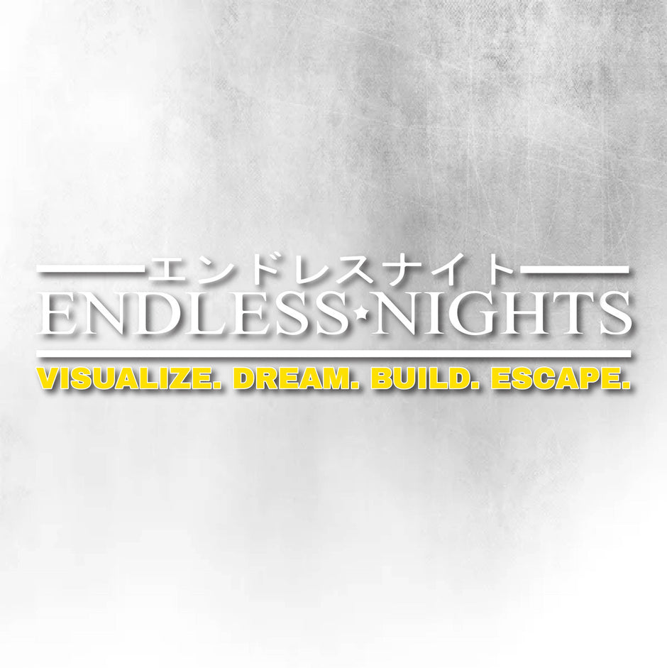 ENDLESS NIGHTS WINDOW DECAL MULTIPLE VARIATIONS
