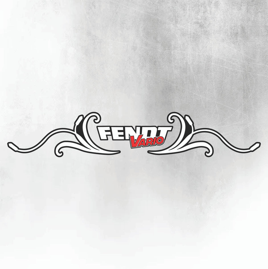 FENDT VARIO DECAL - Silver & Red Diesel Ross Style