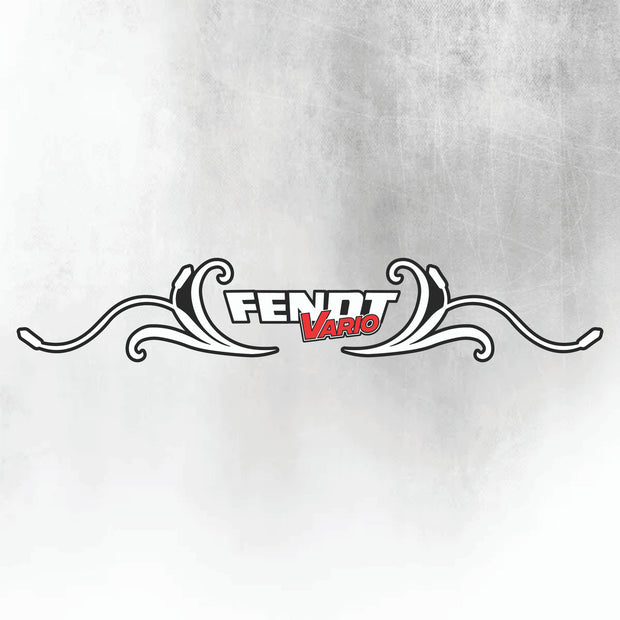 FENDT VARIO DECAL - Silver & Red Diesel Ross Style