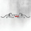 Fendt Vario RED & SILVER REAR WINDOW SWIRL - NEW STYLE