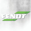 FENDT GREEN AND WHITE WINDOW DECAL