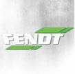 FENDT GREEN AND WHITE WINDOW DECAL