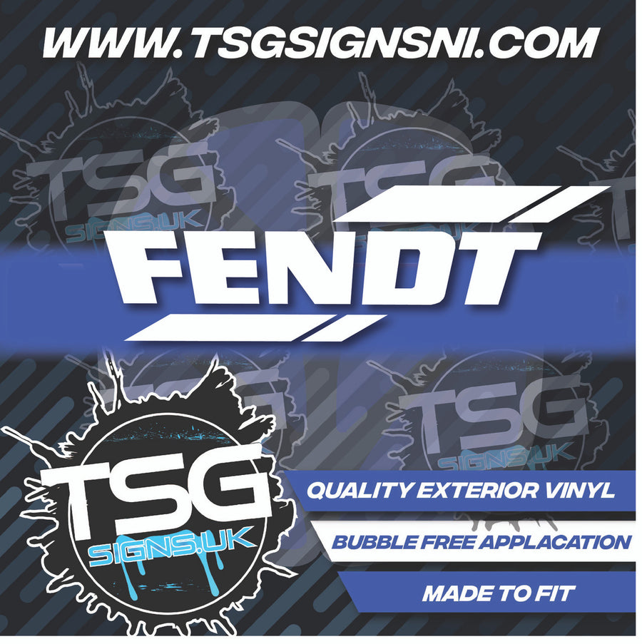 Fendt Logo White - Style 35