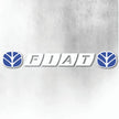 FIAT NEW HOLLAND BLUE AND WHITE WINDOW DECAL