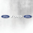 FORD BLUE & WHITE WINDOW DECAL