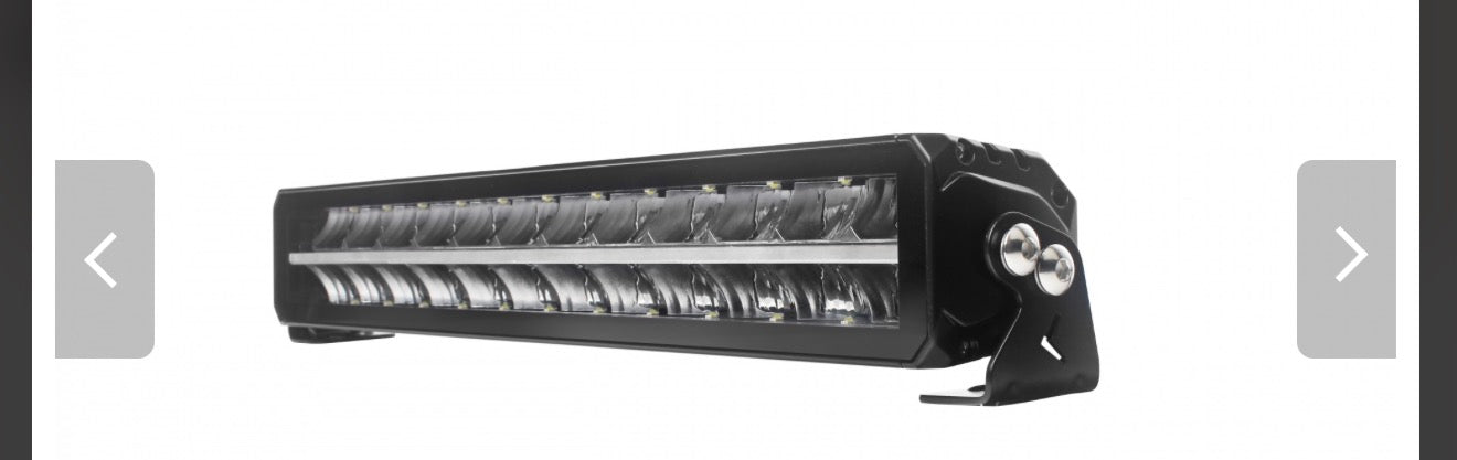 Frameless Dual Colour LED Light Bar – White & Amber DRL | OSRAM LEDs | 56cm