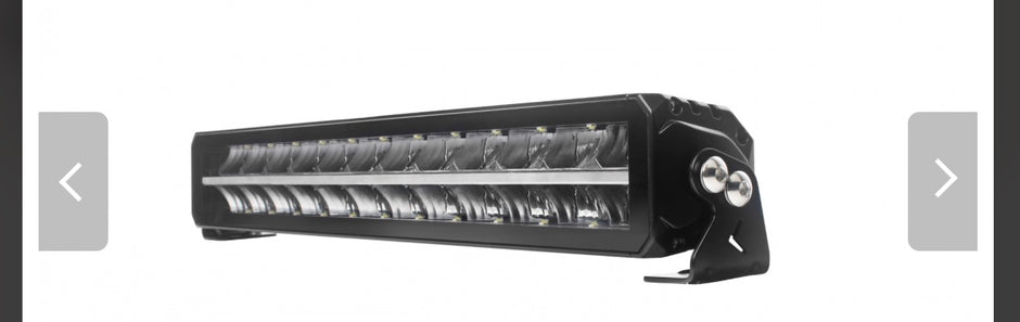 Frameless Dual Colour LED Light Bar – White & Amber DRL | OSRAM LEDs | 56cm