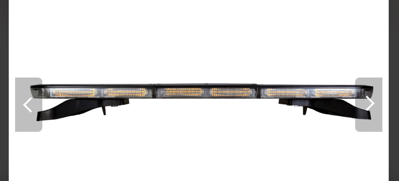 96cm High Power LED Emergency Light Bar – 12V/24V R65 Approved Amber Beacon – 162 LED, 126W Strobe Light