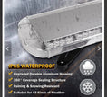 96.5cm LED Emergency Light Bar 12V/24V Amber Beacon – 15 Modes, Magnetic Roof Mount, E9 Approved