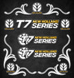New Holland T7 Series White & Black New Style Decal