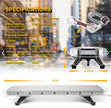 96.5cm LED Emergency Light Bar 12V/24V Amber Beacon – 15 Modes, Magnetic Roof Mount, E9 Approved