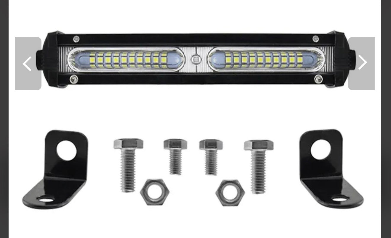 7” 54W LED Light Bar – 18 LED Ultra Slim Spot Beam | 12/24V Dual Voltage