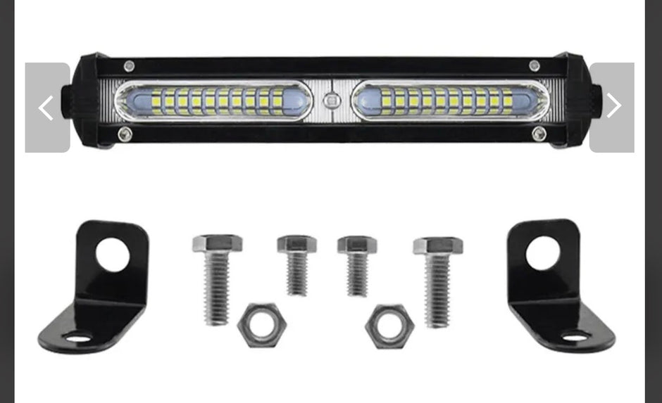 7” 54W LED Light Bar – 18 LED Ultra Slim Spot Beam | 12/24V Dual Voltage
