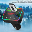 Bluetooth FM Transmitter HZ-BT-F4 – 12-24V Car Kit, Dual USB Charger 3.1A, RGB Backlight, Hands-Free Calling, 87.5–108MHz