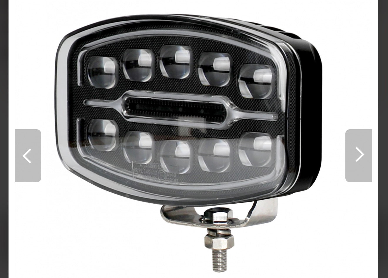 55W High Power LED Driving Light 12V–24V White & Amber | Spot Beam | ECE R10 R148 R149 | IP67 HAL258