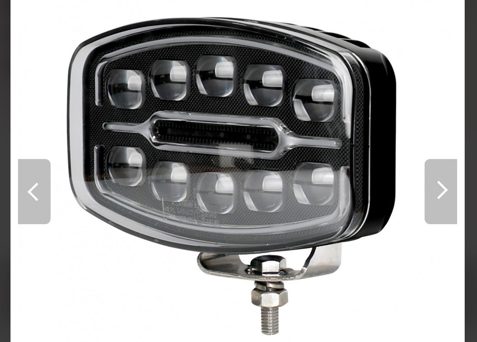 55W High Power LED Driving Light 12V–24V White & Amber | Spot Beam | ECE R10 R148 R149 | IP67 HAL258