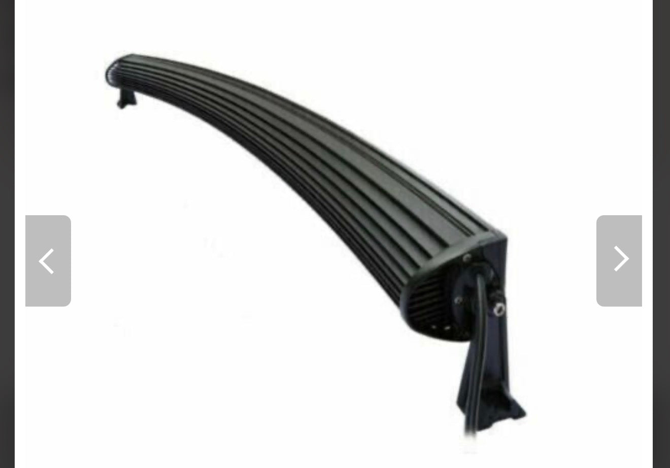 81cm Curved LED Light Bar – 180W High Power Spot Beam | 12V–24V Waterproof IP67