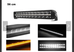 Frameless Dual Colour LED Light Bar – White & Amber DRL | OSRAM LEDs | 56cm