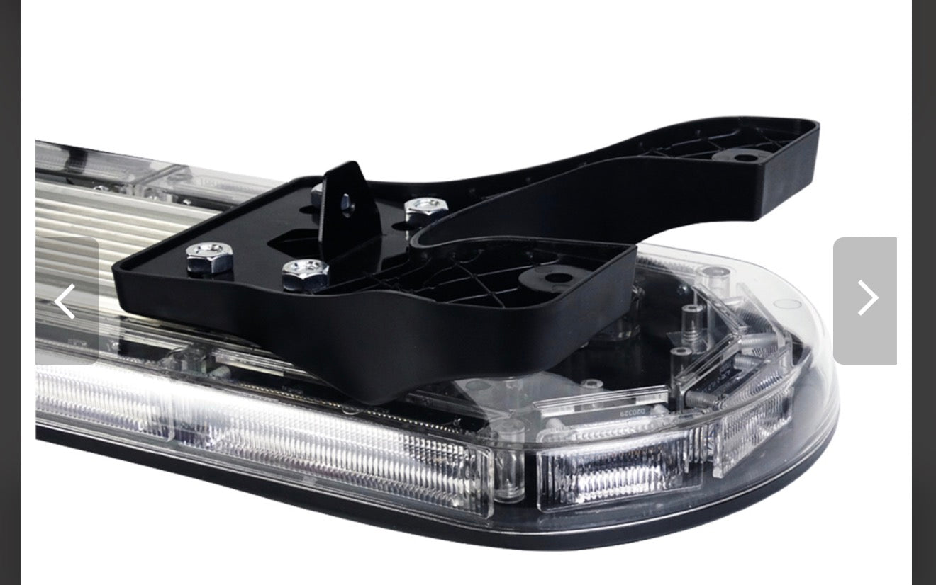 96cm High Power LED Emergency Light Bar – 12V/24V R65 Approved Amber Beacon – 162 LED, 126W Strobe Light