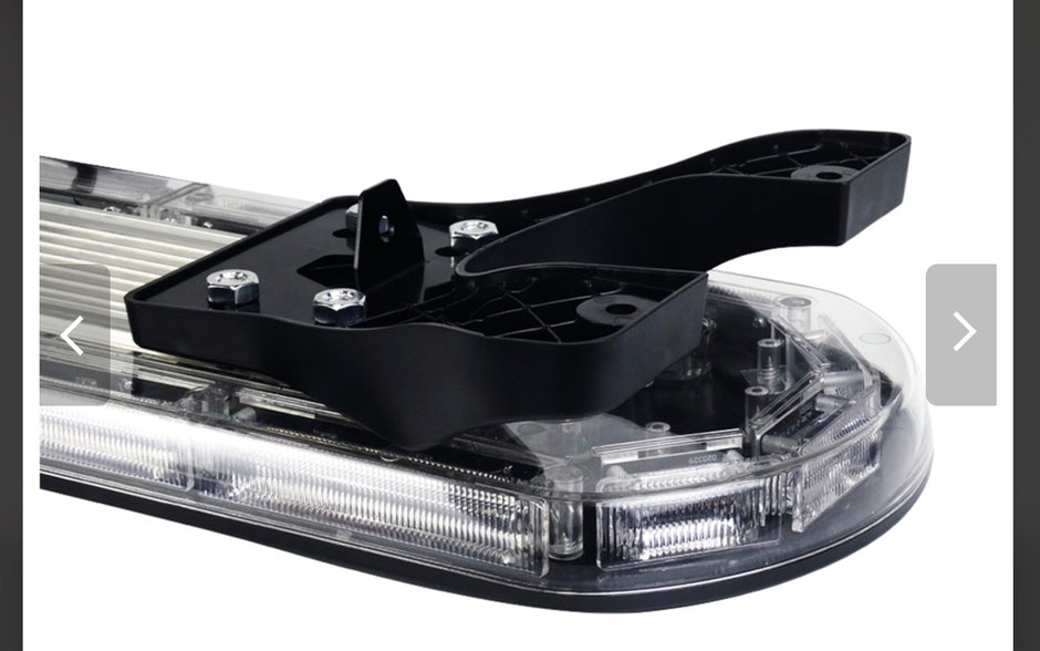 96cm High Power LED Emergency Light Bar – 12V/24V R65 Approved Amber Beacon – 162 LED, 126W Strobe Light