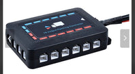 16 Piece LED Amber Strobe Light Kit with Controller – Emergency Flashing Lights 12V Universal Fit