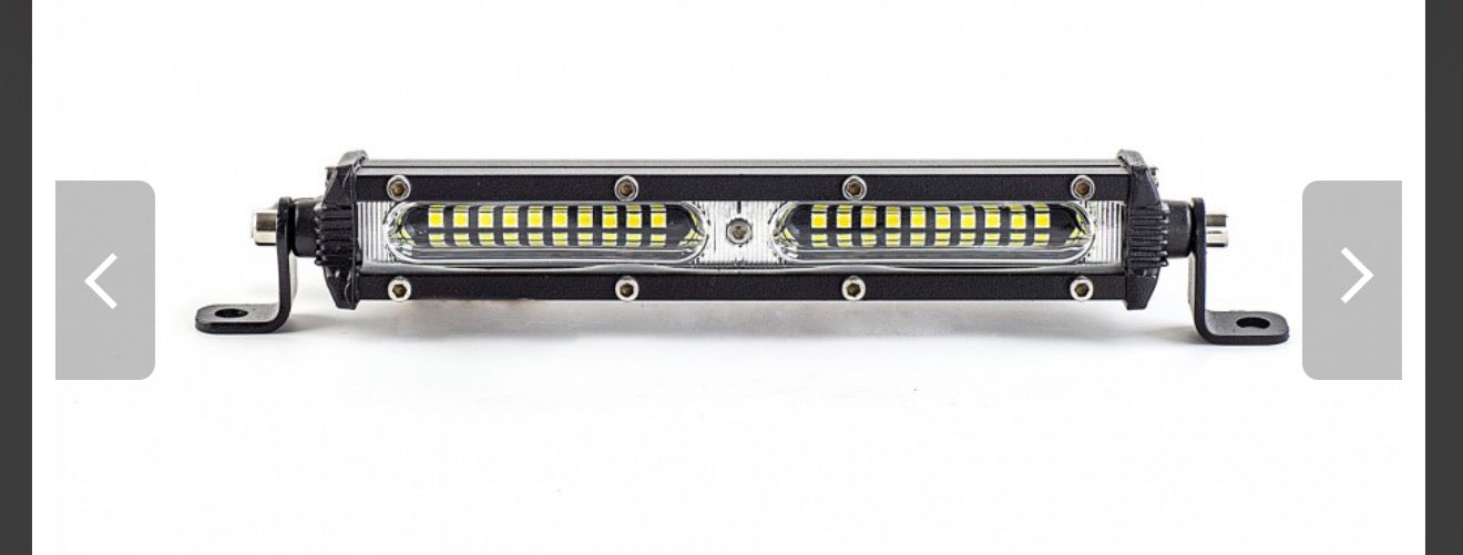 7” 54W LED Light Bar – 18 LED Ultra Slim Spot Beam | 12/24V Dual Voltage
