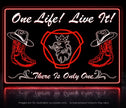 STYLE 5 SCANIA PERSONALISED OUTLINE TEXT LED LIGHT TRUCK BOARD 2 COLOUR PANEL RGB ONE LIFE LIVE IT