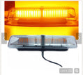30.5cm LED Amber Warning Light Bar – 72 LED Emergency Beacon, 12-24V, 8 Flash Modes, E-Marked IP65 Waterproof