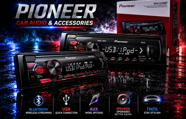 Pioneer MVH-S320BT with Bluetooth multi colour illumination USB and Spotify