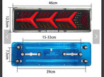 46cm LED Tail Lights Set (Left & Right) – Dynamic Indicator, Neon Effect, 24V, IP67 Waterproof