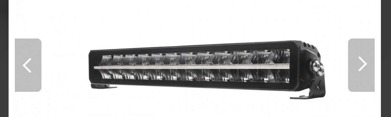 Frameless Dual Colour LED Light Bar – White & Amber DRL | OSRAM LEDs | 56cm