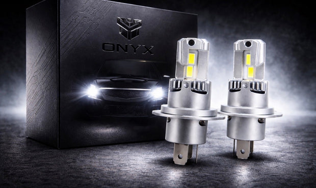 E4S H18 LED Headlight Bulb Kit – 6500K White | Compact Mini Design